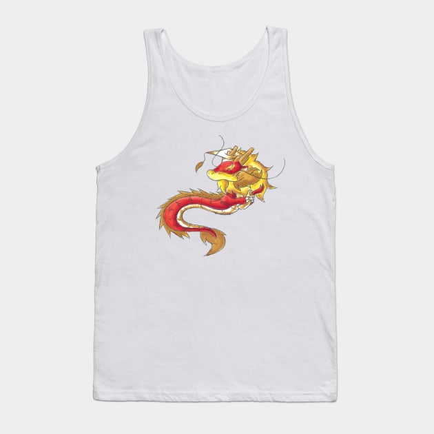 Eastern Dragon Grad Tank Top by KristenOKeefeArt